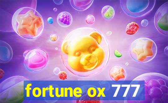 fortune ox 777